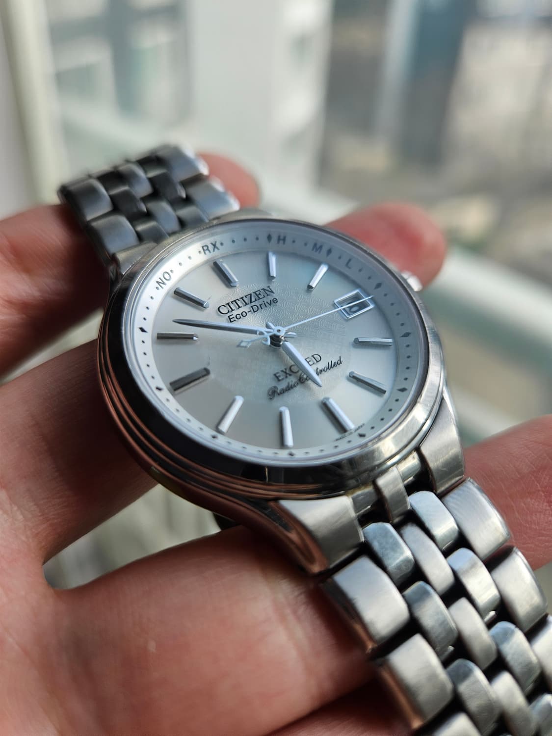 2009s 시티즌 엑시드(EXCEED) 에코 드라이브 전파 티타늄 시계 상품이미지2