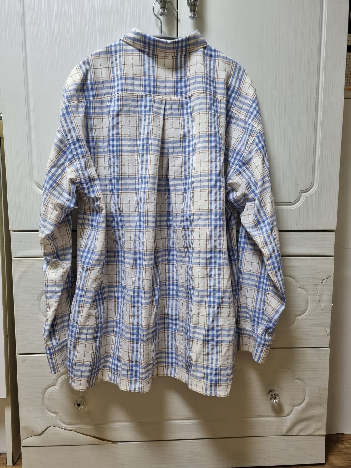 밈더워드로브 빈티지 워시드 체크 셔츠 1사이즈 상품이미지3