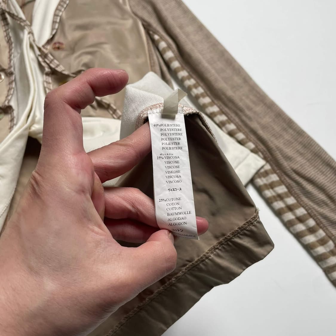 a-mar 멀티 패브릭 셔링 코트 (italy)   상품이미지8