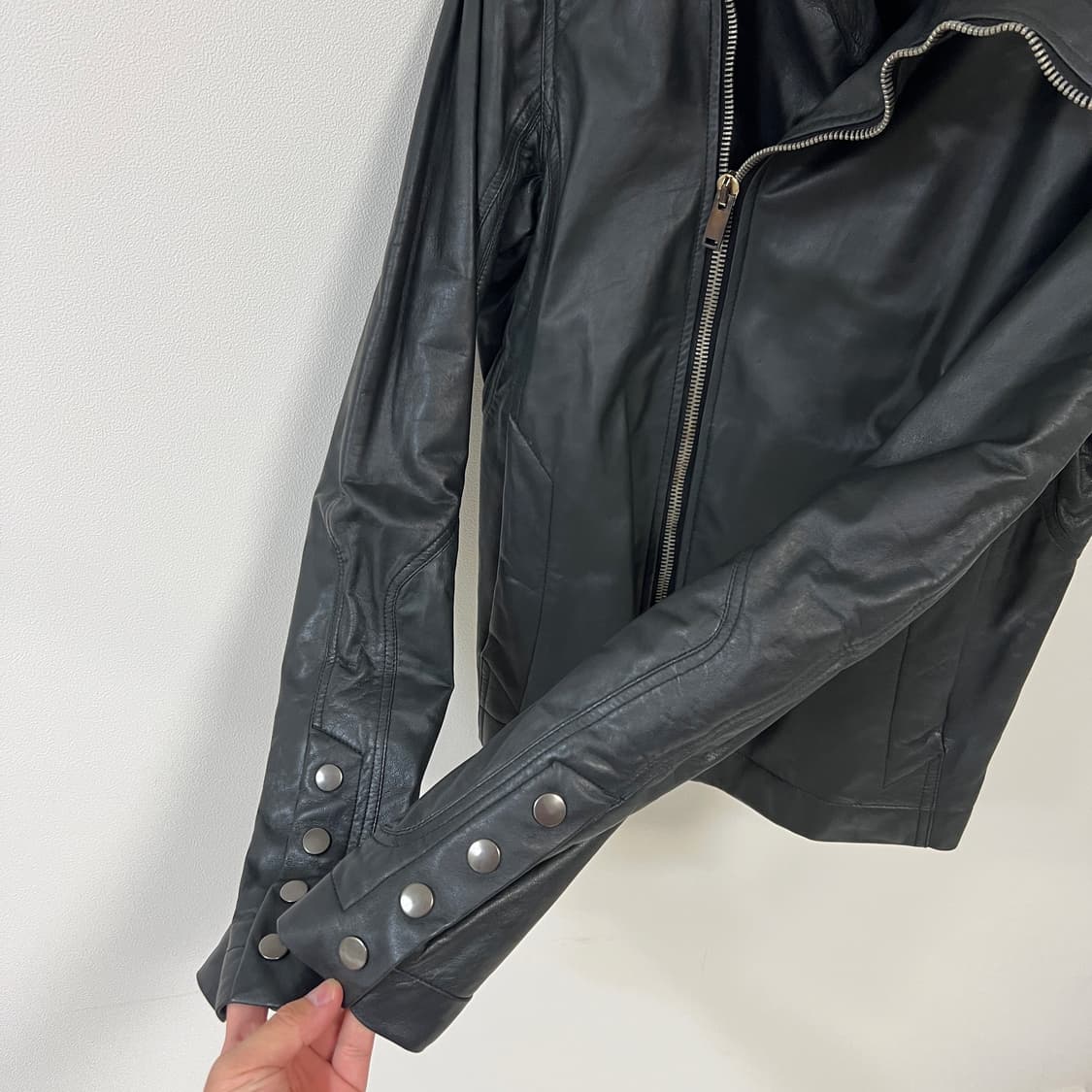 릭오웬스 13FW 바우하우스 몰리노 레더 자켓 상품이미지4