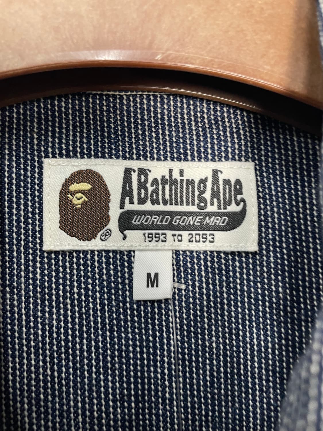 베이프 로고패치 데님자켓 H2207 상품이미지7