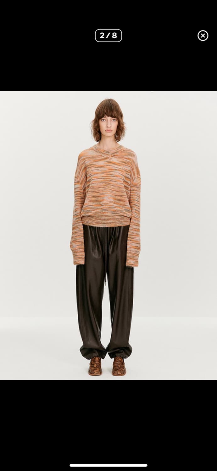 더 오픈 프로덕트 브이넥 키드모헤어니트  상품이미지1