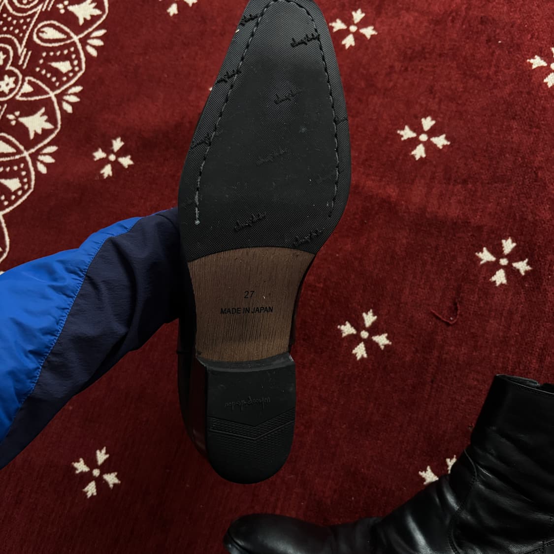 whoop de doo 훕데두 주름가공 사이드집 부츠 상품이미지5