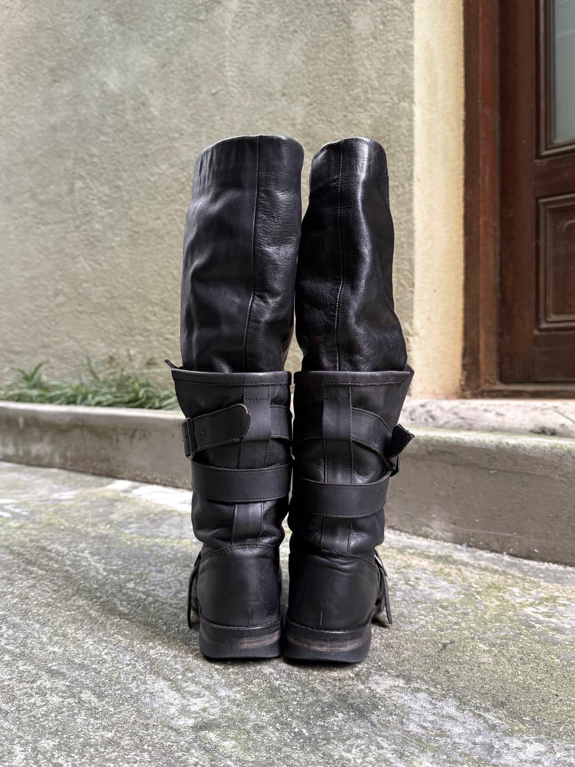 JPN 버클 레더 부츠 상품이미지3