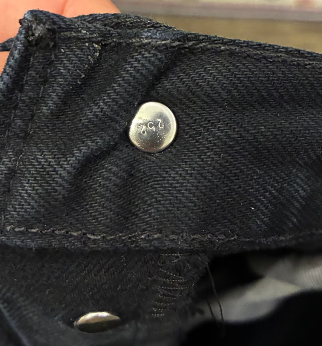 (32)00s 빈티지 리바이스 501 흑청 데님 블랙진 청바지 상품이미지9