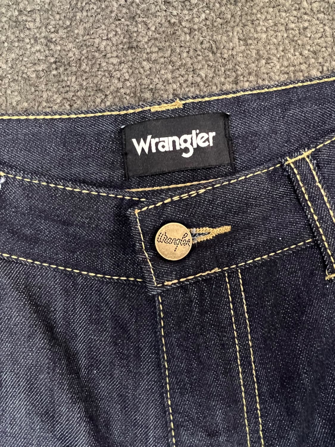 랭글러 생지 데님 팬츠 [허리32] 상품이미지4