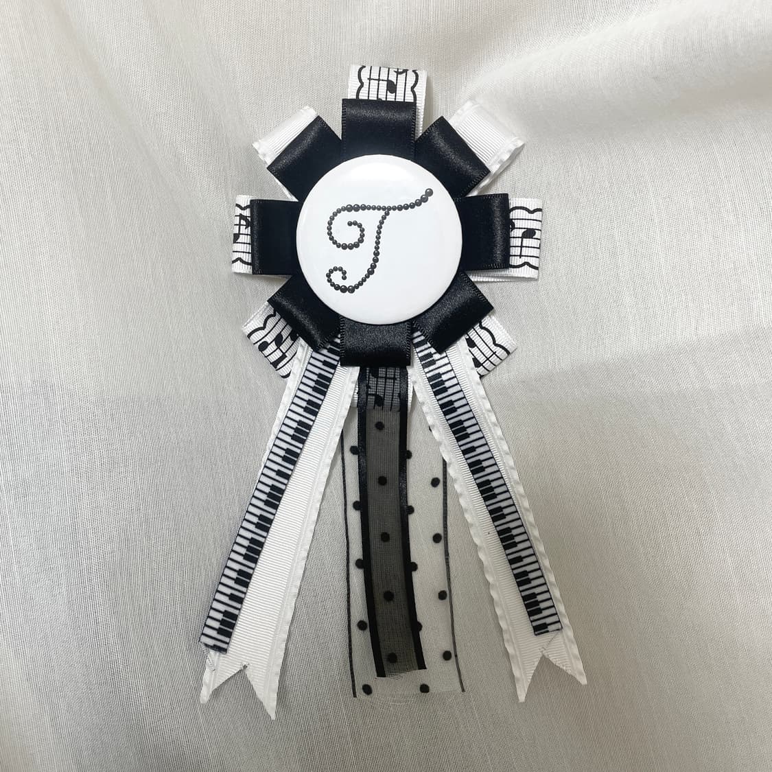 ♪trefoil rosette badge 음표 악보 로제트 뱃지 상품이미지3