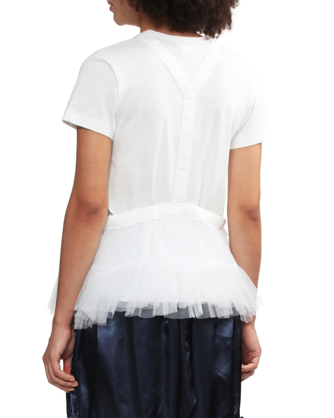 새상품 꼼데가르송 걸 벨티드 러플 숏슬리브  L 상품이미지5