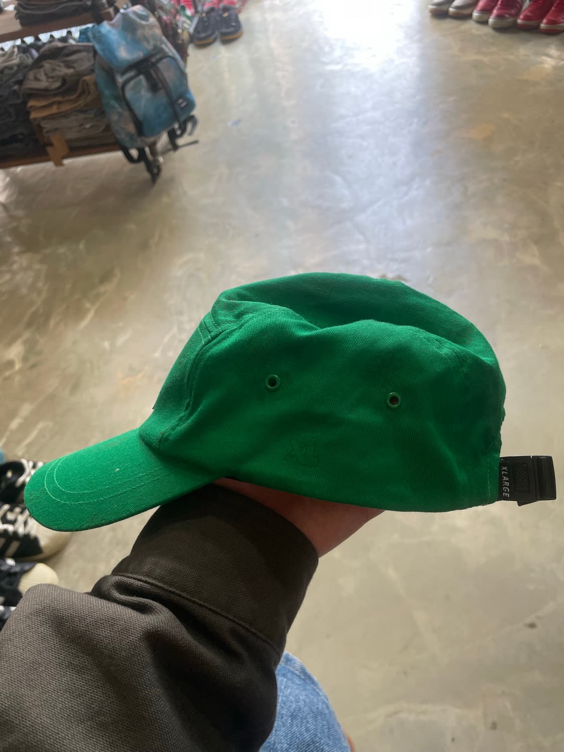 엑스라지 그린 캠프캡 상품이미지3