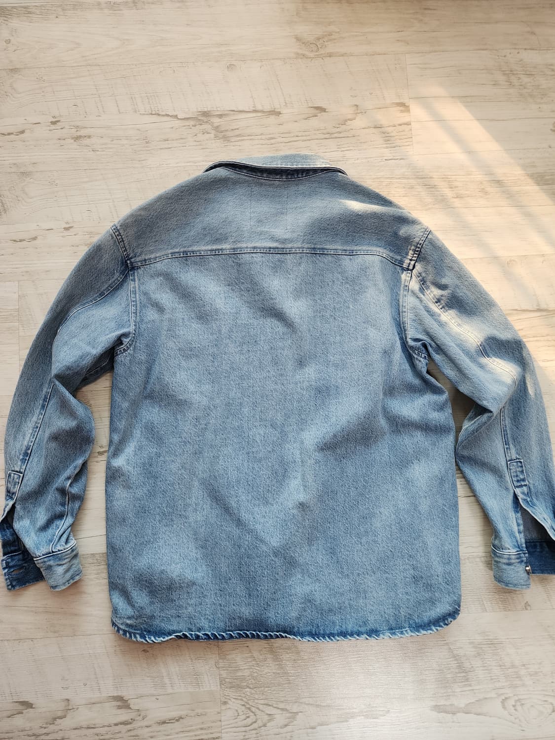 ZIOZIA 지오지아 연청 데님 자켓 팜 M(100~105) 셔켓 청자켓 상품이미지2