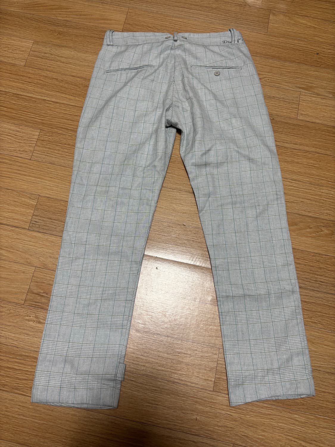 디젤 체크무늬 슬랙스 바지 상품이미지1
