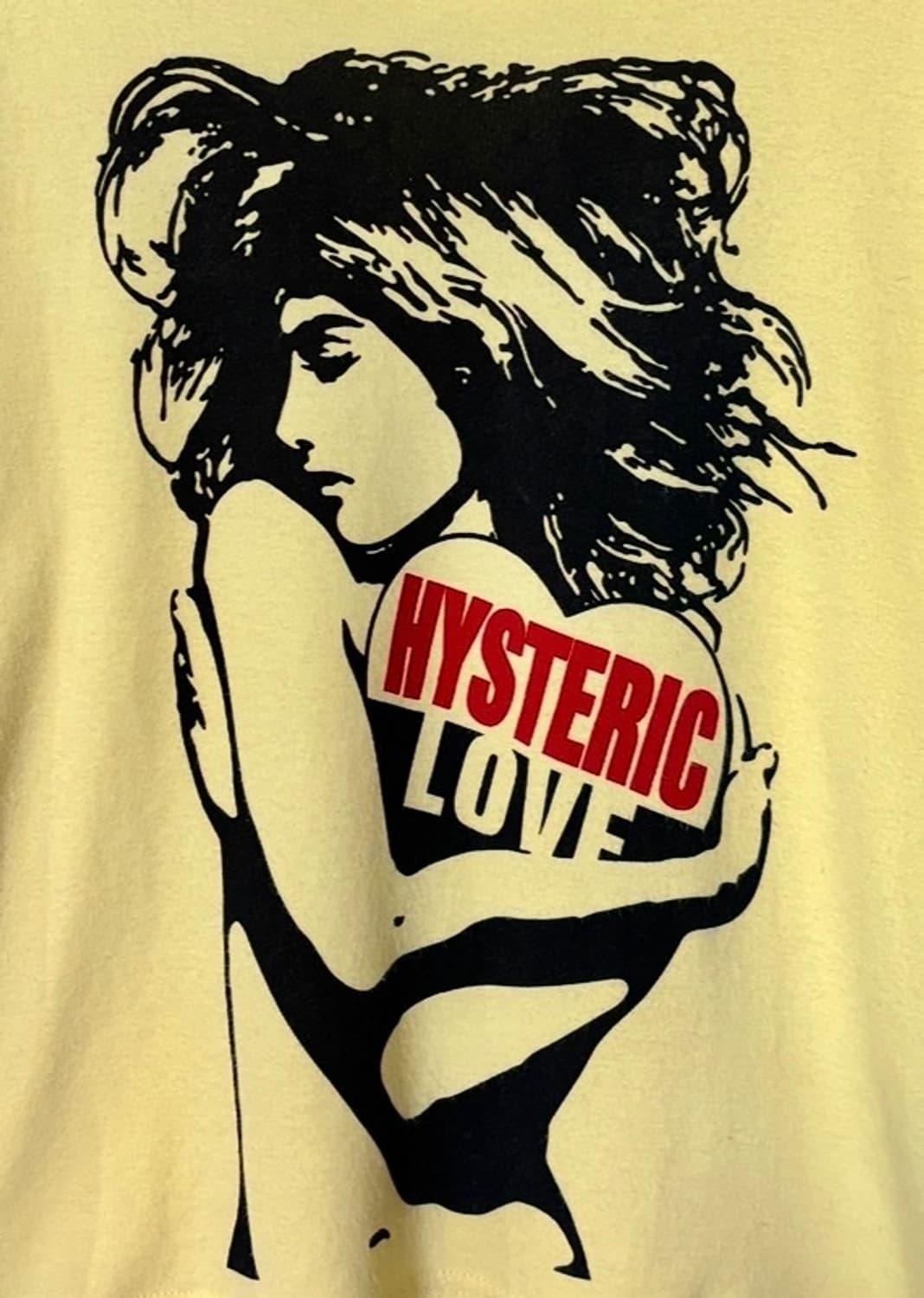 정품 Hysteric Glamour 그래픽 티셔츠 / Yellow 상품이미지2