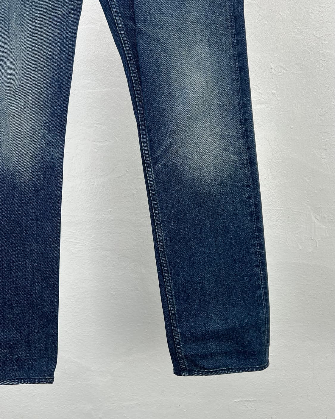 스톤아일랜드 인디고 블루 캣워싱 와펜 데님 팬츠 상품이미지6