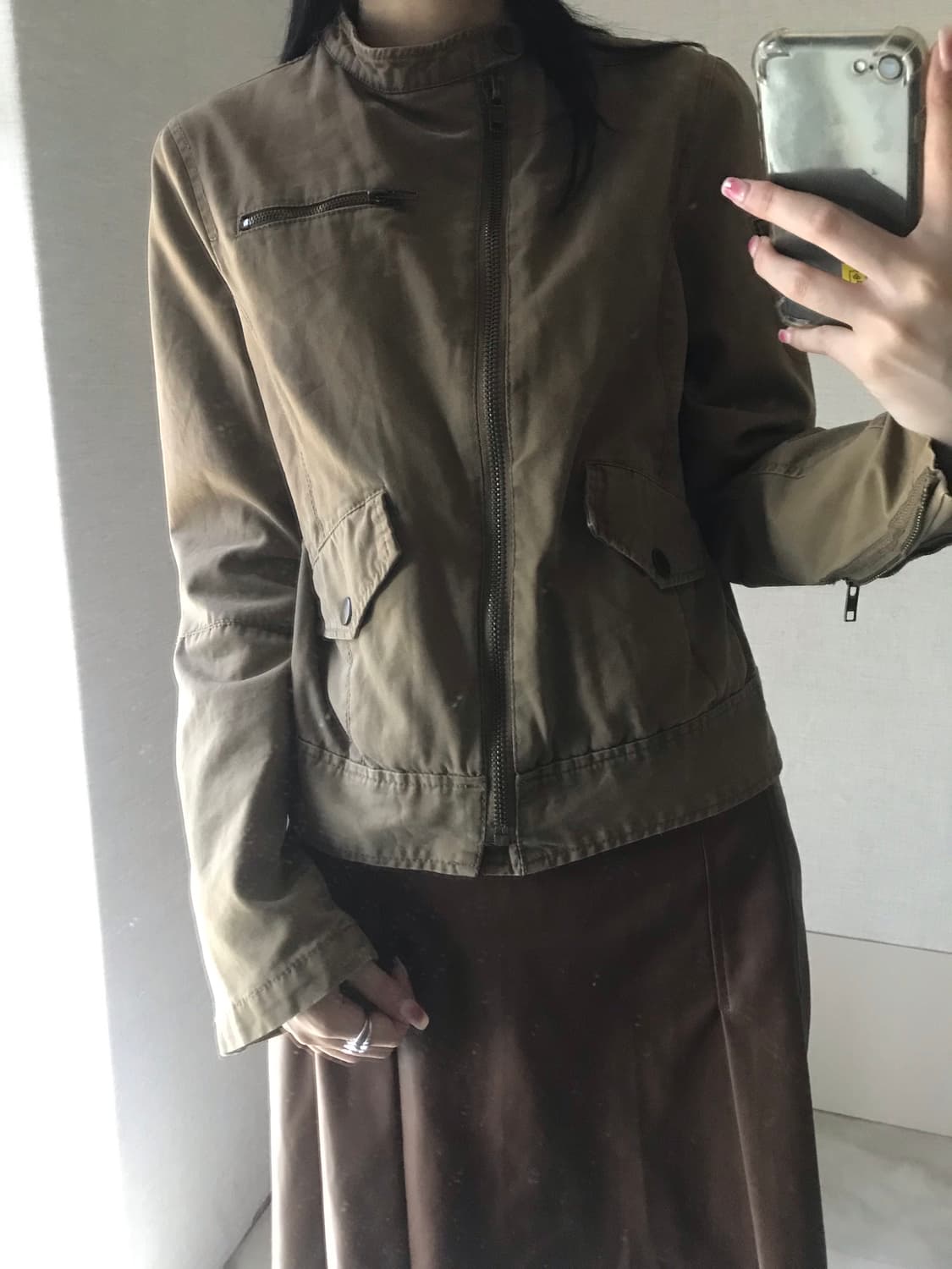 빈티지 브라운 자켓 상품이미지1