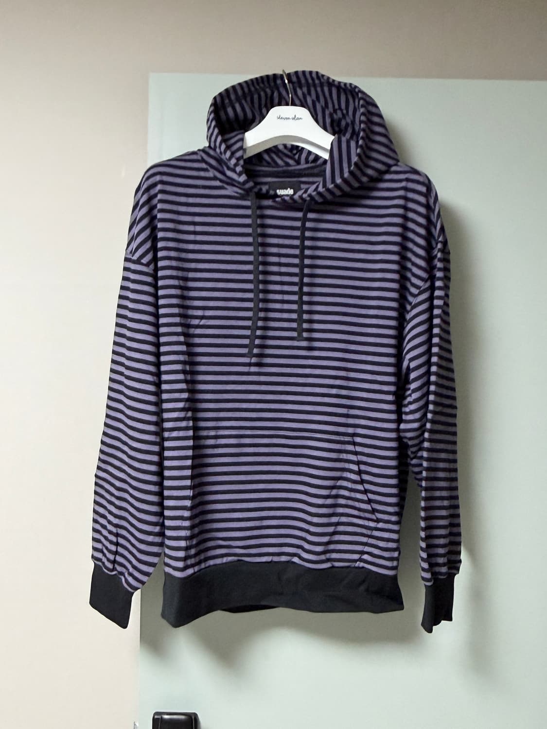 (새상품) 스웨이드 - STRIPE HOODIE 상품이미지1