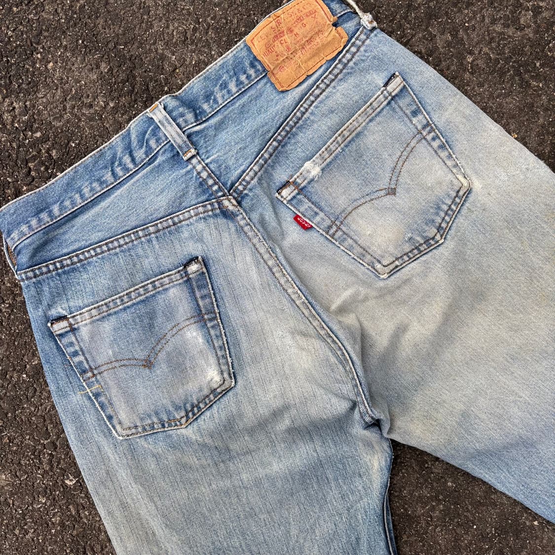66후기 80년대 미국 리바이스 501 스몰e 셀비지 상품이미지9