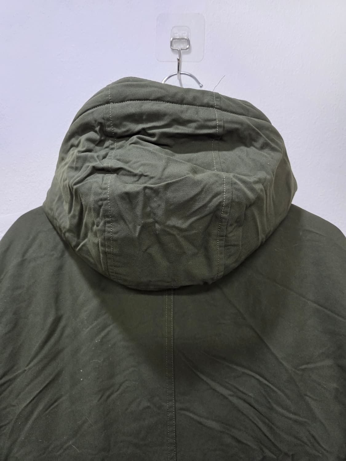 아디다스 카키색 야상  덕다운 점퍼 상품이미지8