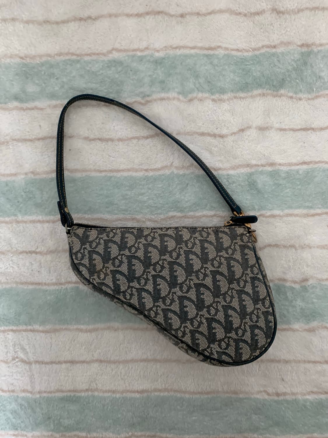 빈티지 디올 새들 파우치백 가방 상품이미지3