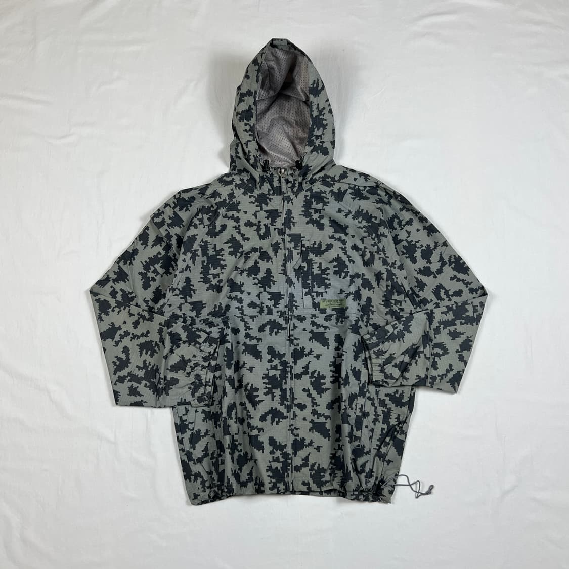 90‘s 스투시 stussy 디지털카모 surplus 바람막이 상품이미지1