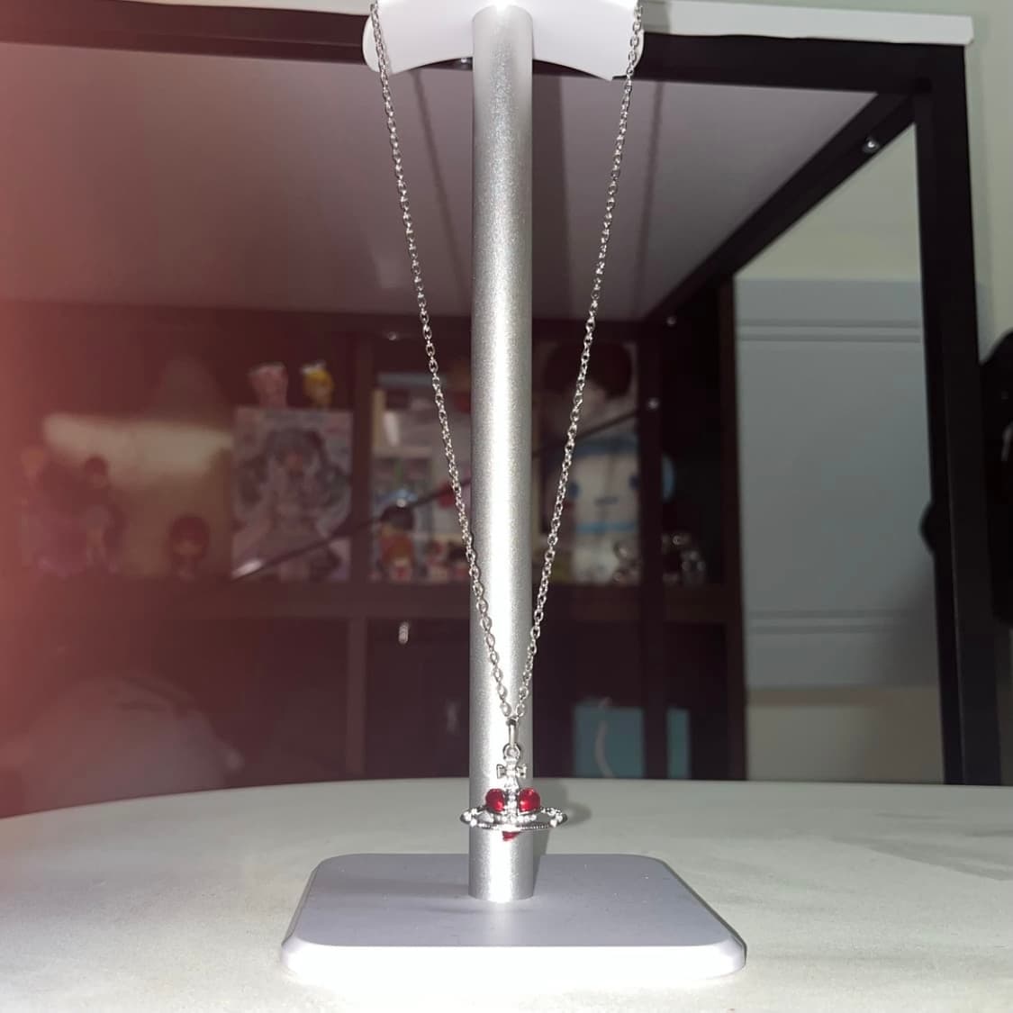 비비안웨스트우드 디아망떼 레드 목걸이 상품이미지5