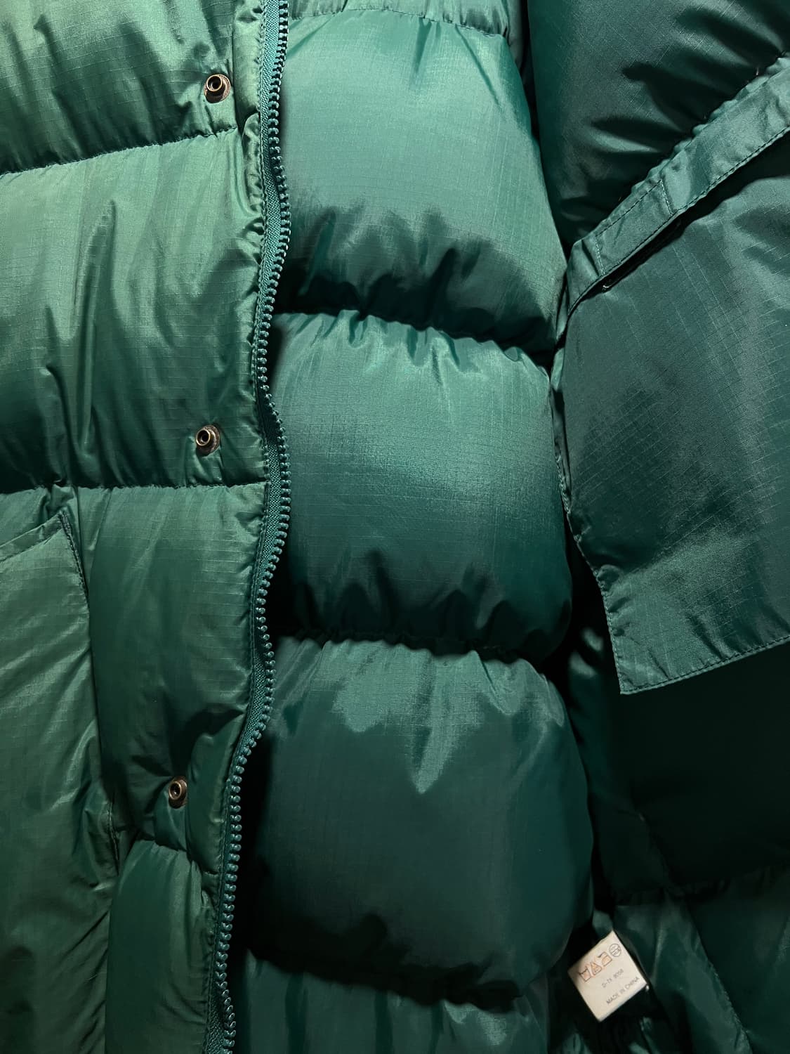 [M]아비렉스 USA NEW MEXICO 인디언 자수 그린 다운 패딩 상품이미지6