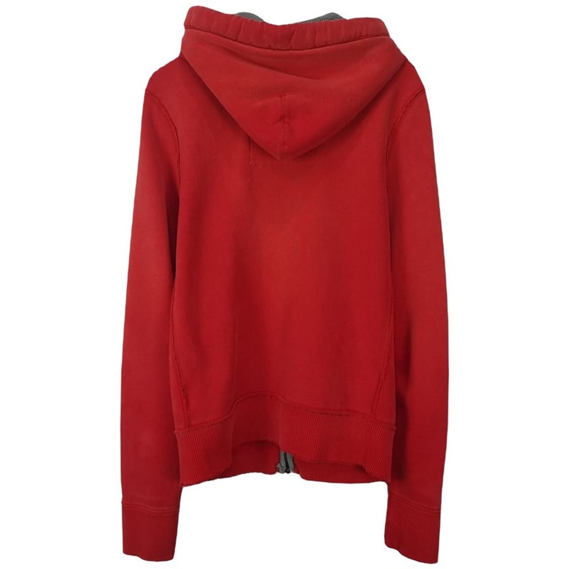 [아베크롬비] Y2K 빈티지 로고 패치 후드 집업 레드 M19084 상품이미지3