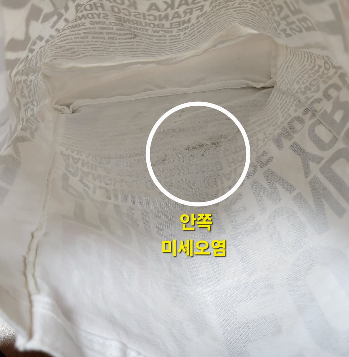 UNIQLO 유니클로 시티 레터링 에코백, 캔버스백 40x40 상품이미지8