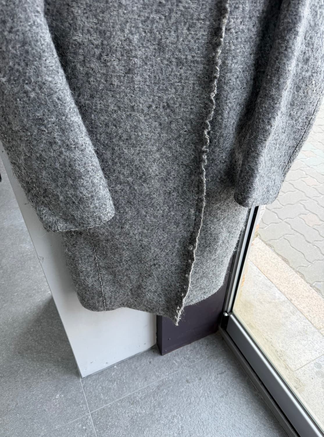 82/ 타임 울 브러시드 후디 롱코트 자켓 상품이미지4