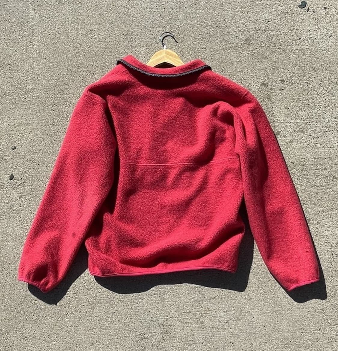 90s 파타고니아 신칠라 스냅-T 레드/퍼플 USA 상품이미지4