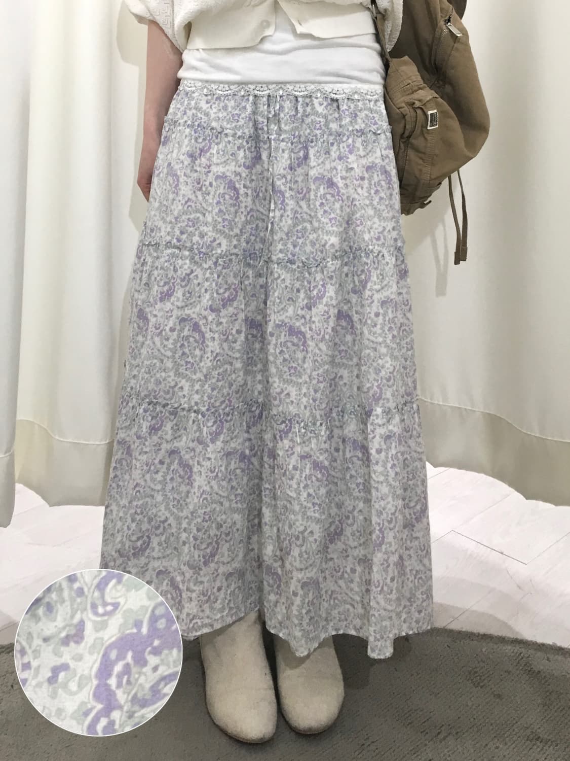 earth music floral skirt 상품이미지1