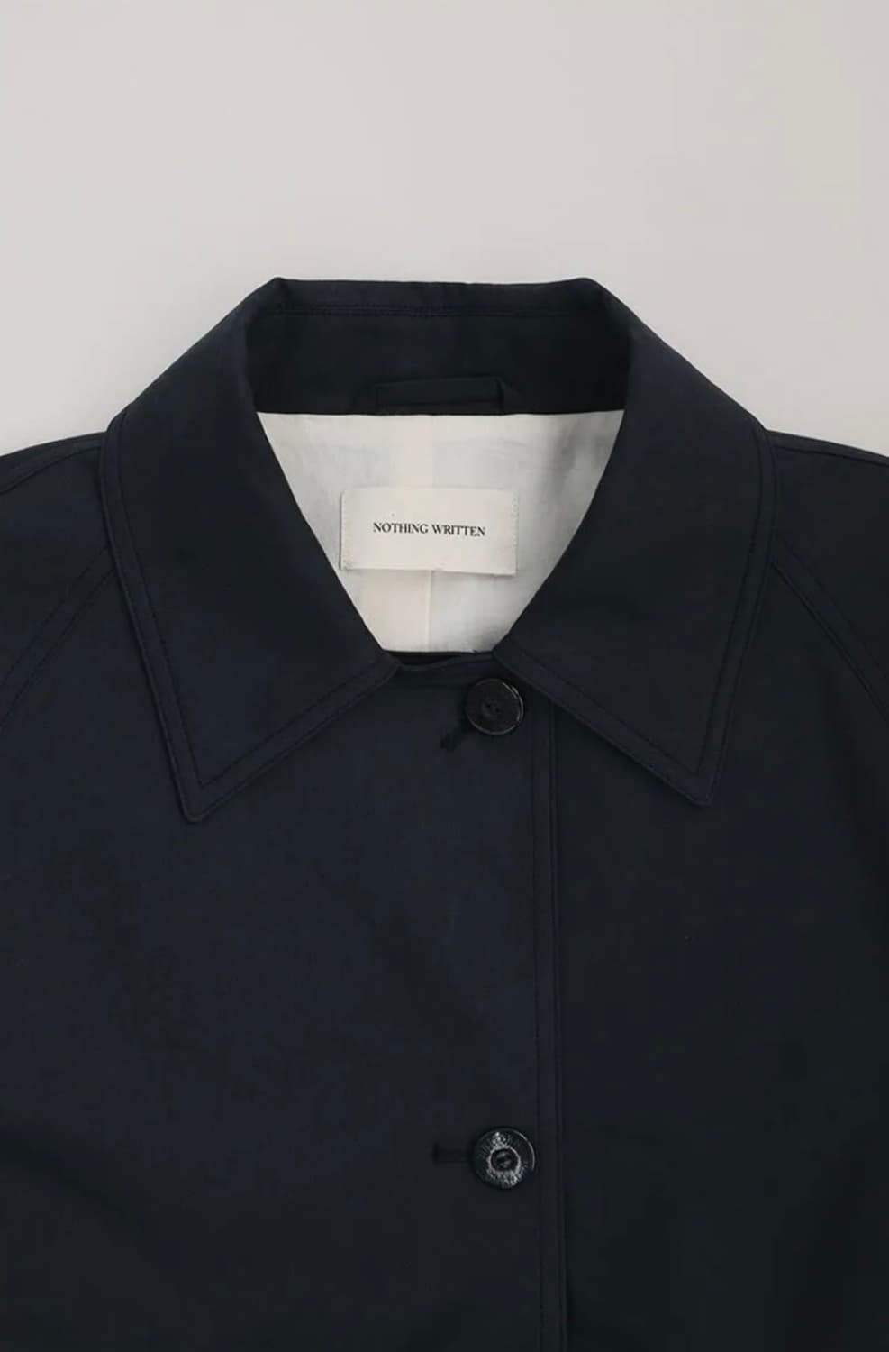 낫띵리튼 Volume balmacaan trench (Dark navy) 상품이미지4