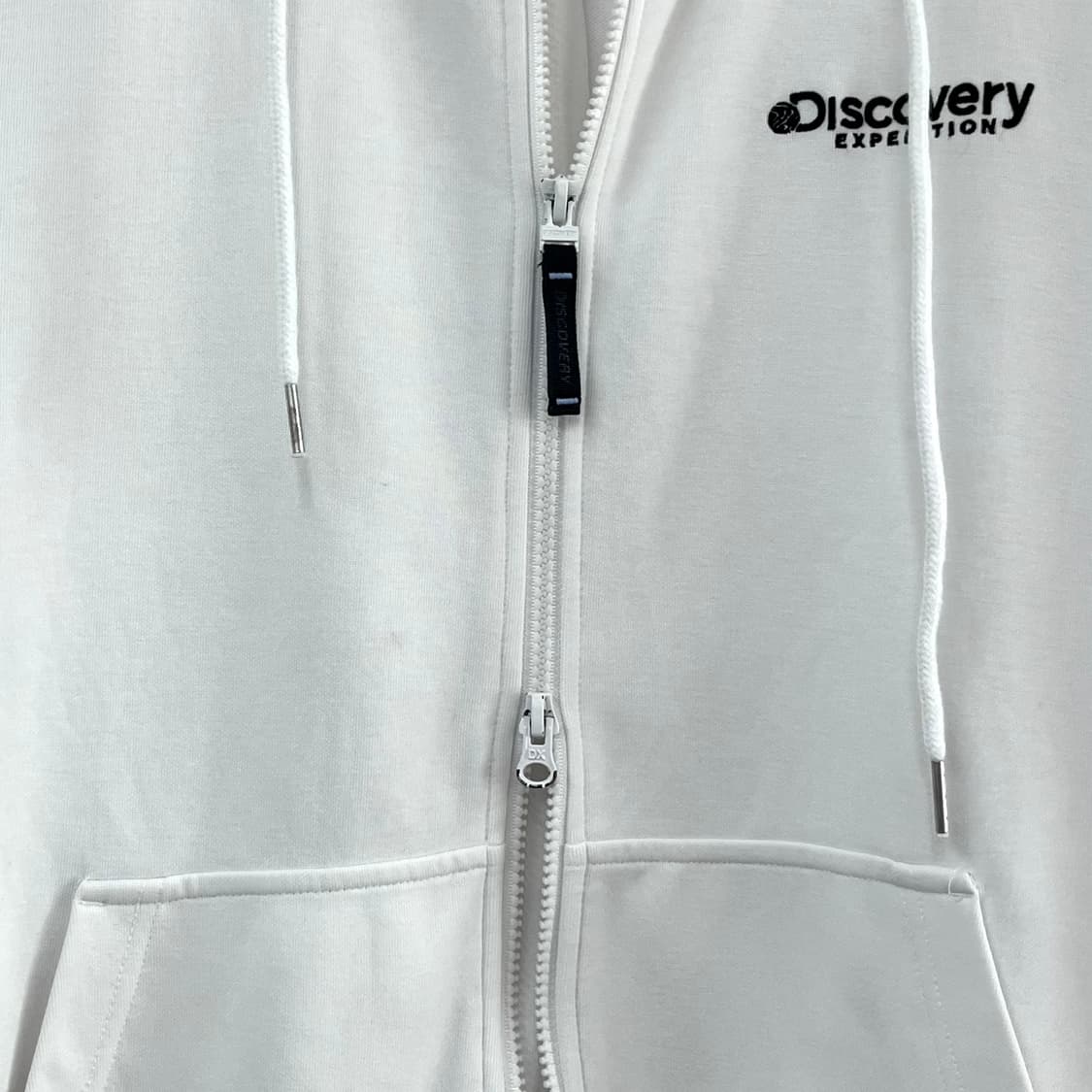 디스커버리 익스페디션 화이트 베이직 후드집업 상품이미지6