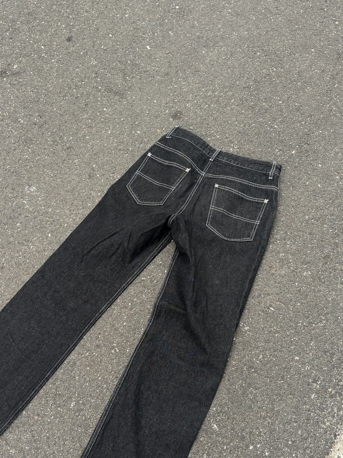 Demaden 블랙 스트레이트 진  상품이미지2