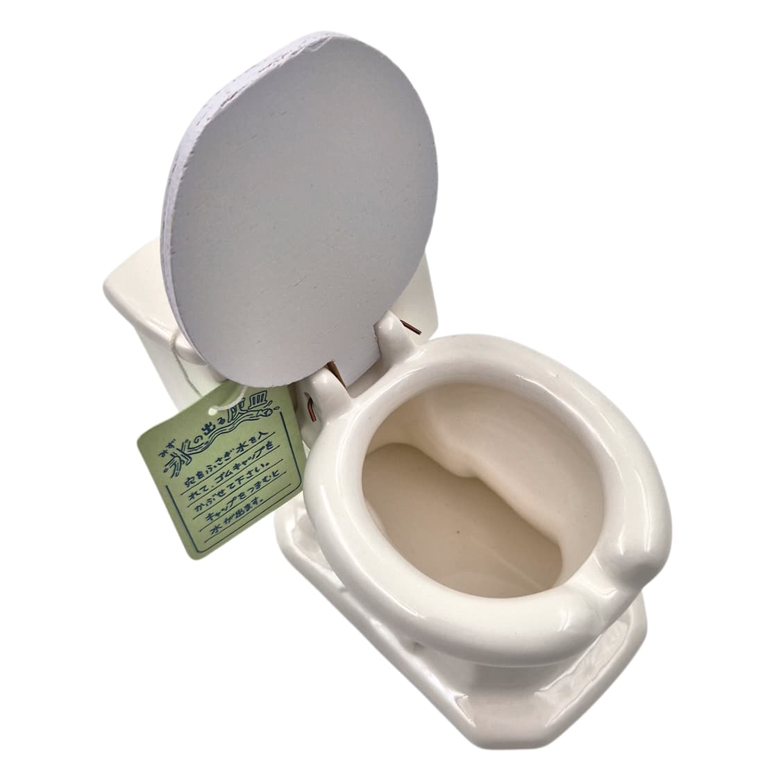80s 산코 레트로 도자기 변기 재떨이 홀더 상품이미지2