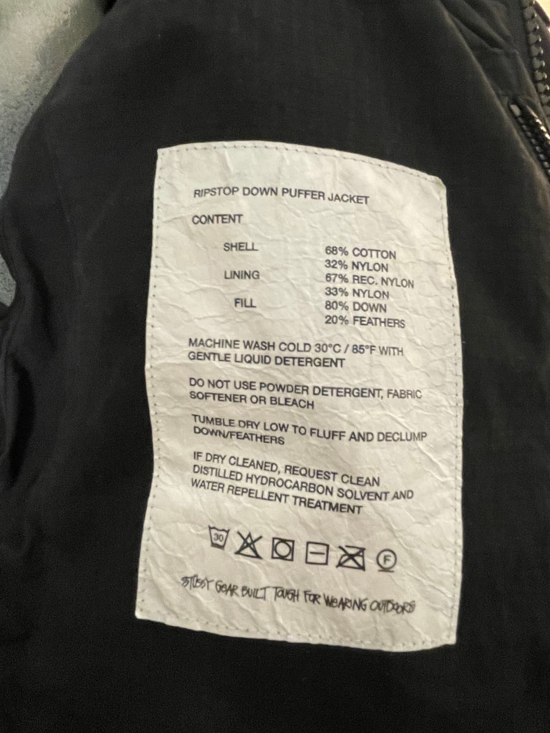 스투시 립스탑 패딩  상품이미지4