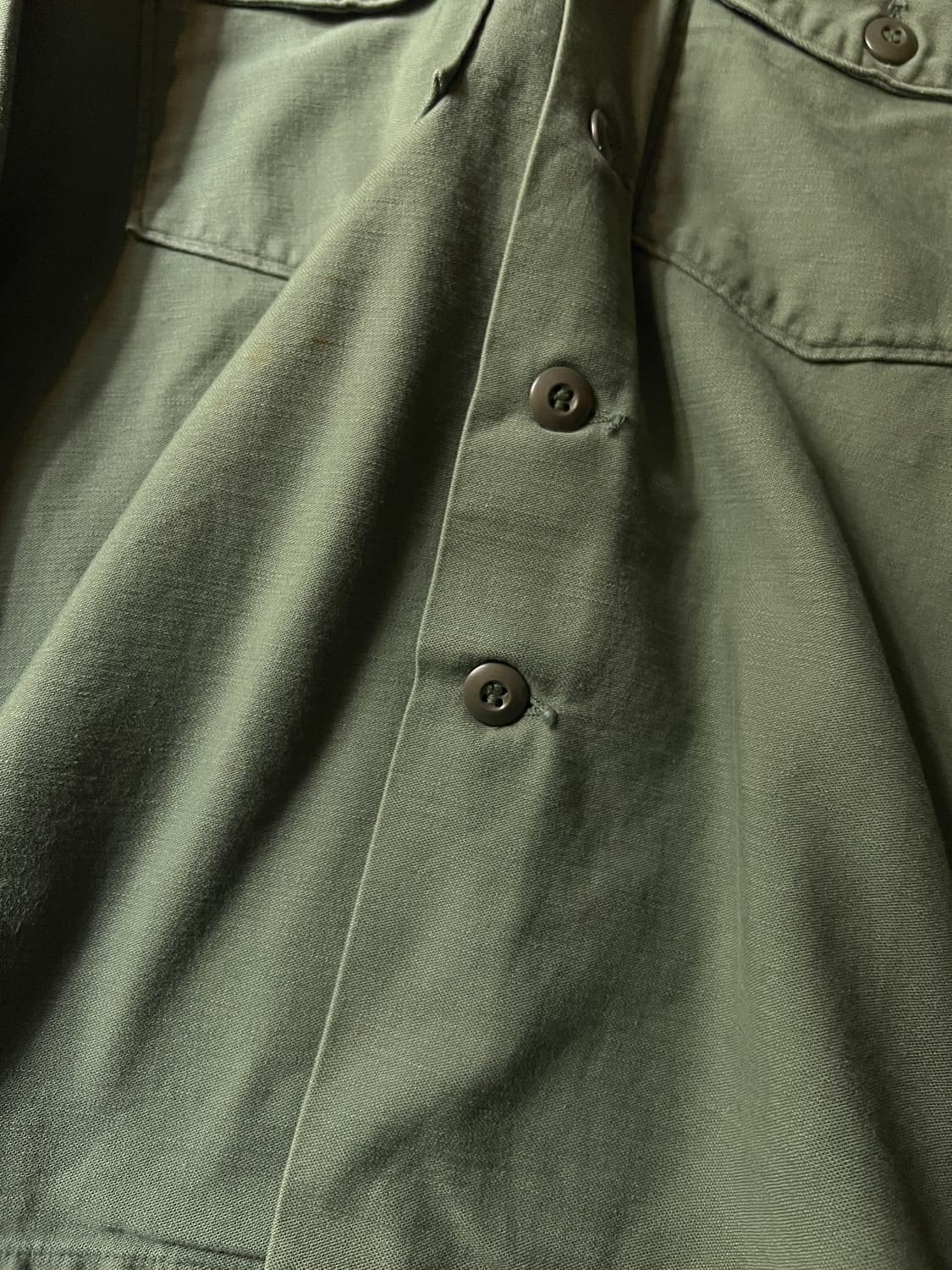 [L]60s 오리지널 U.S ARMY 미 육군 OG-107 밀리터리 셔츠 상품이미지5