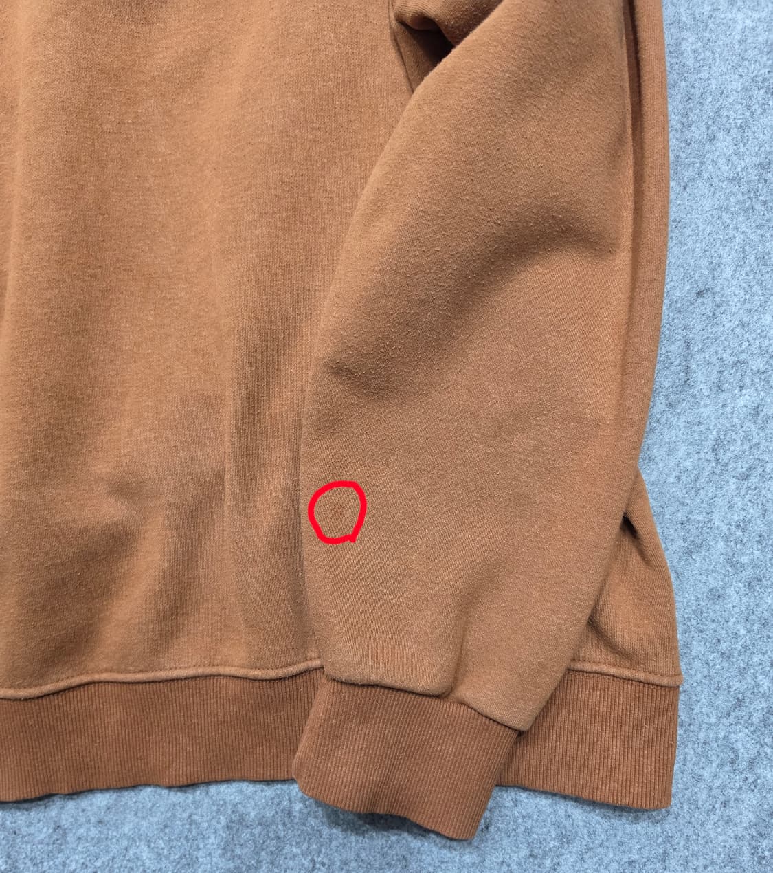 칼하트 스펠 빅로고 기모 맨투맨 된장 XL 상품이미지4