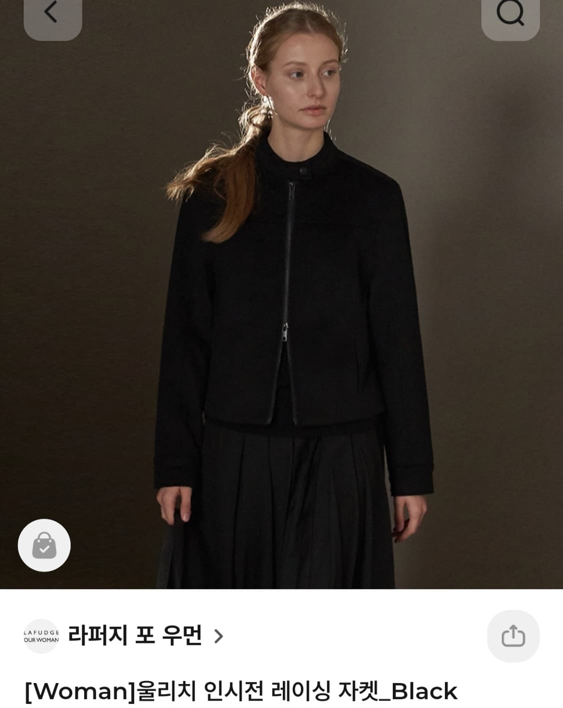 라퍼지포우먼 울 리치 인시전 레이싱 자켓 상품이미지1