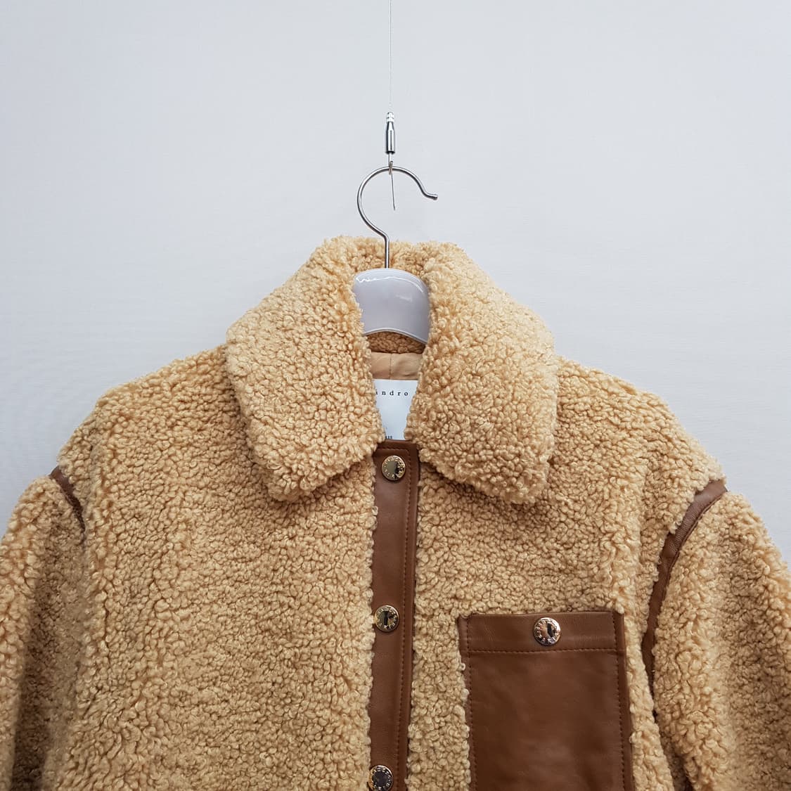 산드로 SANDRO 시어링 무스탕 자켓 0사이즈 상품이미지2