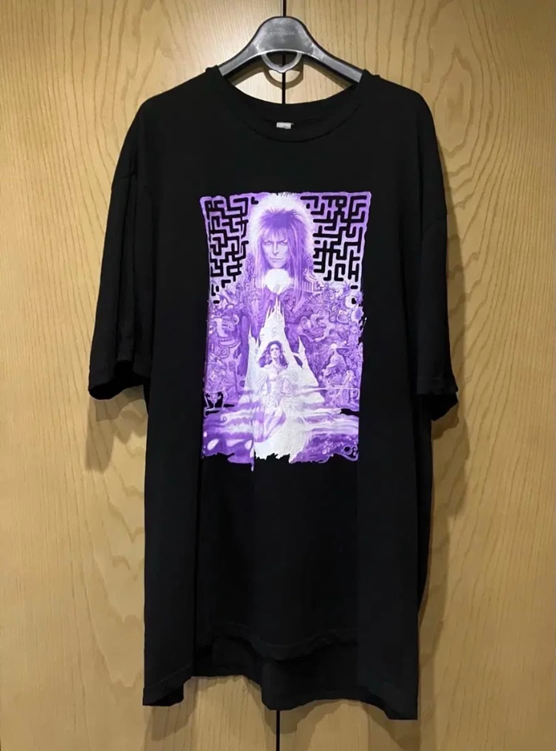 데이비드보위 86s 영화 라비린스 무비 티셔츠 XL 구제 빈티지 상품이미지1