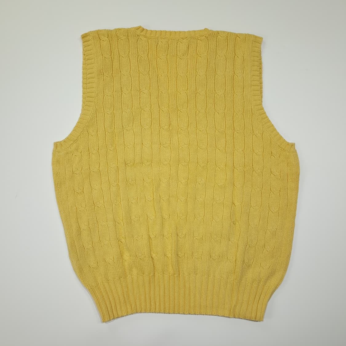 CL013 S 폴로 랄프로렌 90s 홍콩판 크레스트 로고 케이블 베스트 상품이미지6