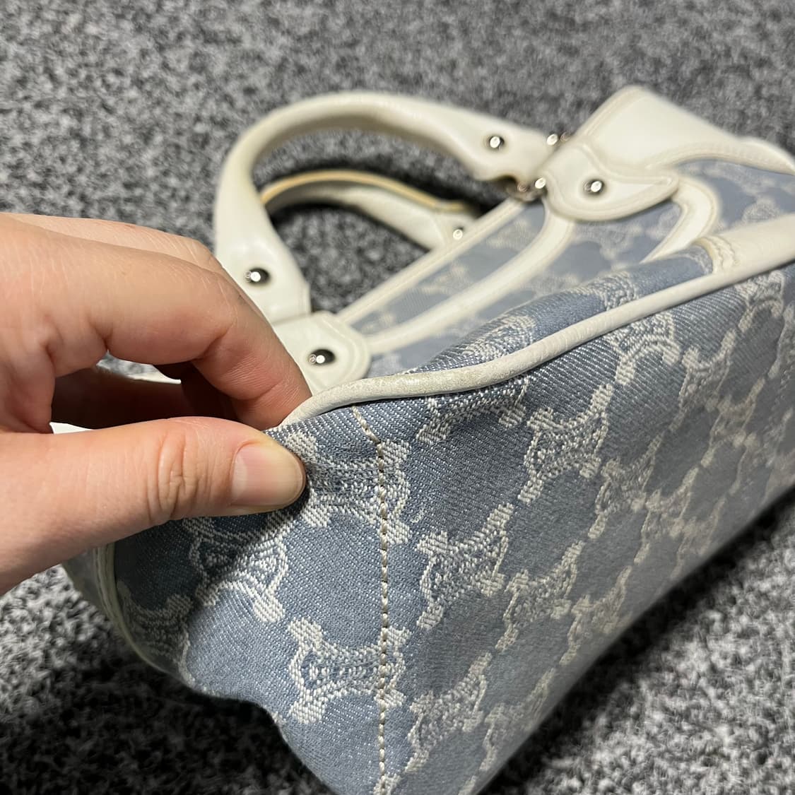 셀린느(Celine) 마카담 데님 토트백/핸드백 상품이미지4