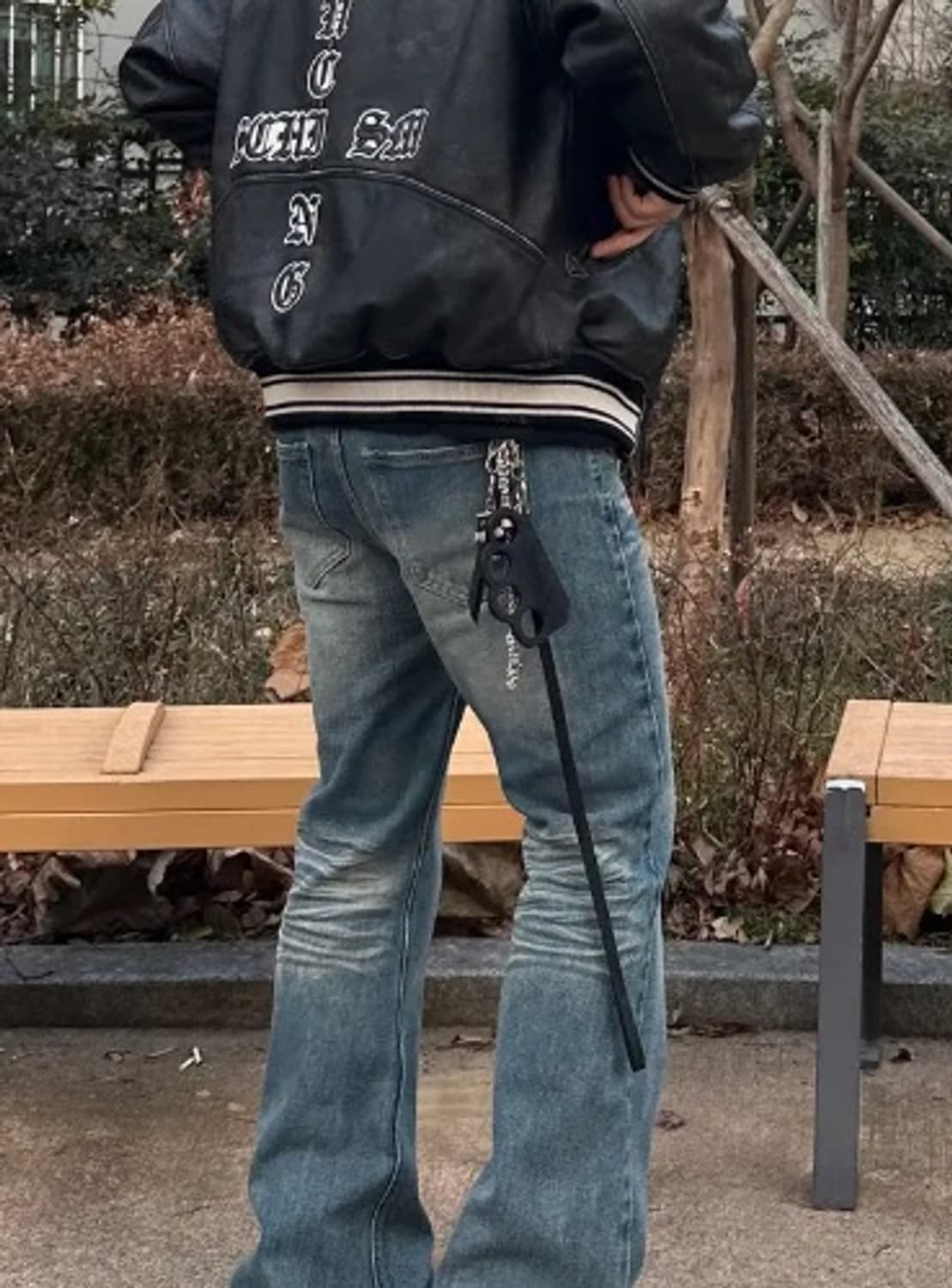 맨허튼프로젝트 리얼레더 소가죽 너클 라이터 스트랩 끈 키링 상품이미지2