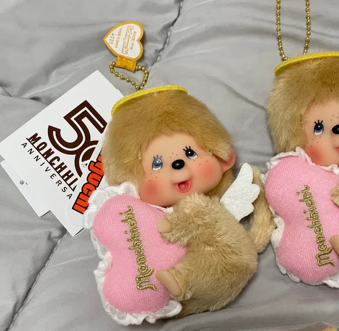 몬치치 50주년 러브해피엔젤 엔젤몬치치 키링 상품이미지1