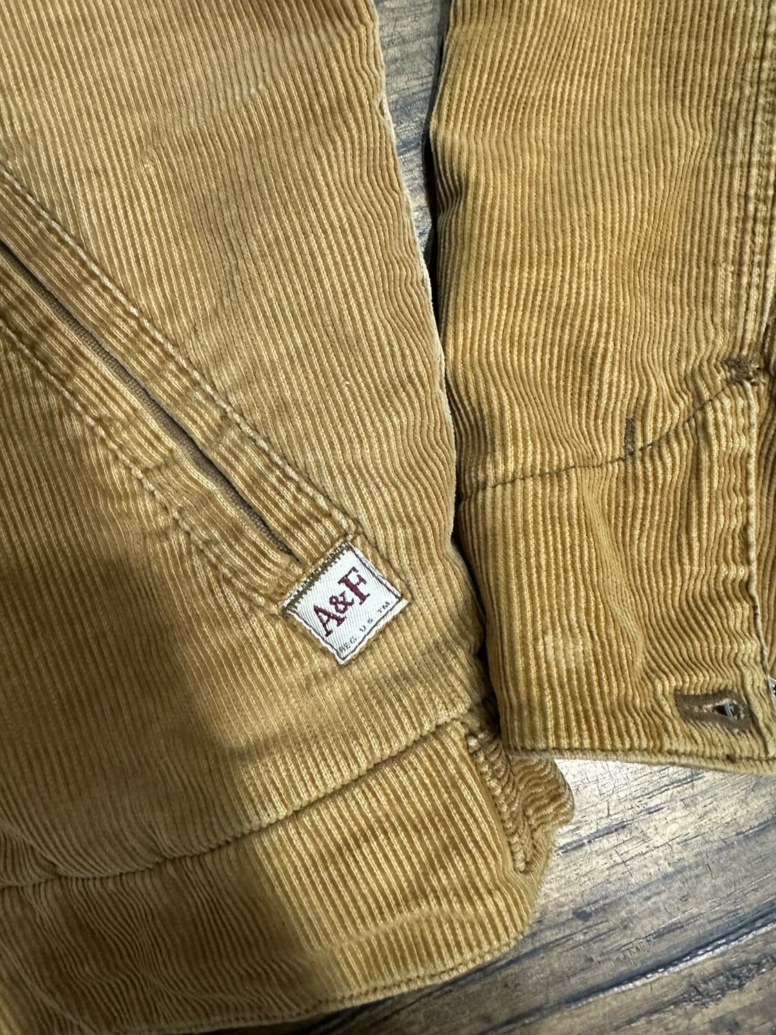 아베크롬비 앤 피치(Abercrombie&Fitch)빈티지 코듀로이자켓 상품이미지3