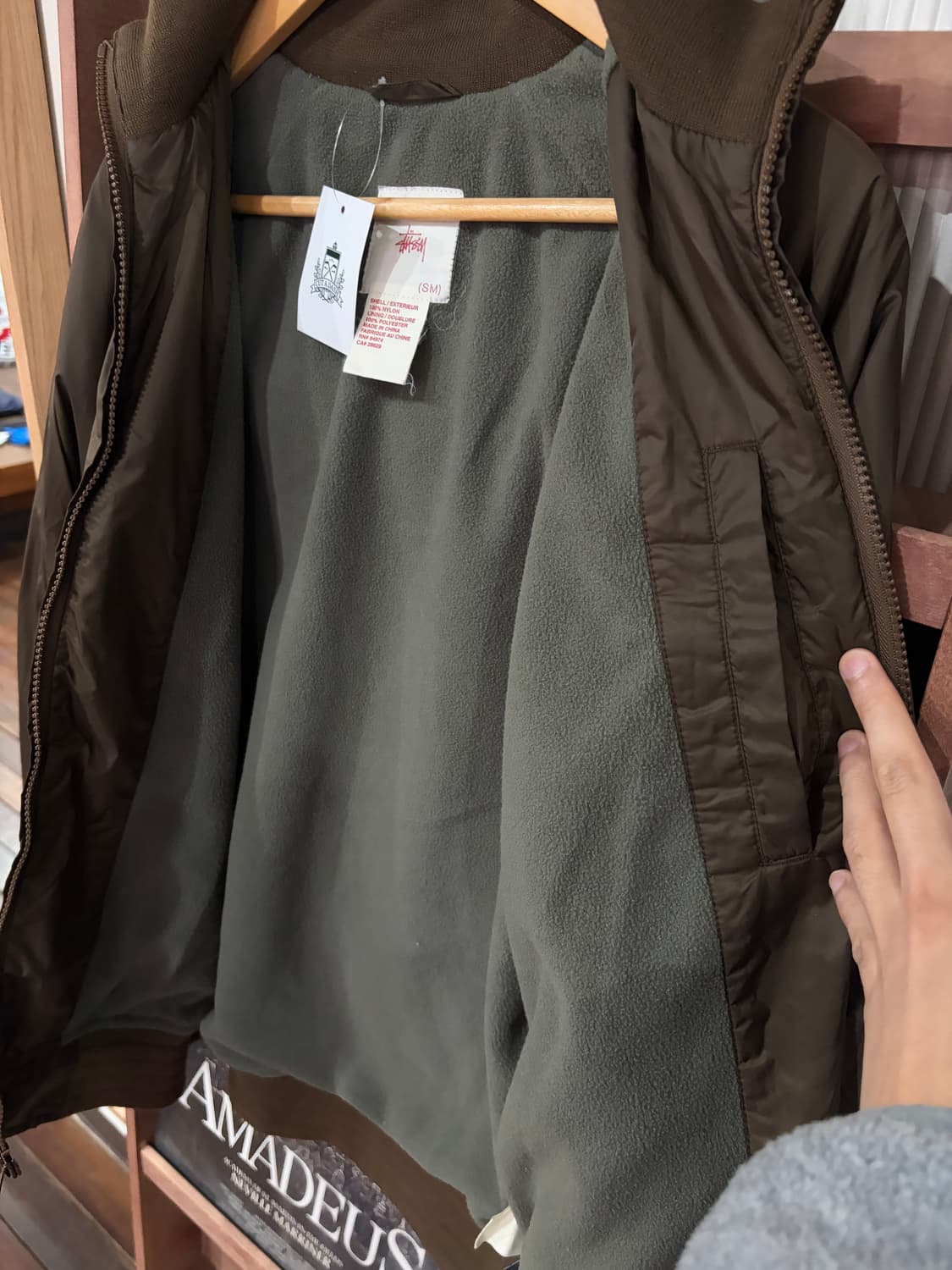 올드 스투시 나일론 집업 자켓  상품이미지5