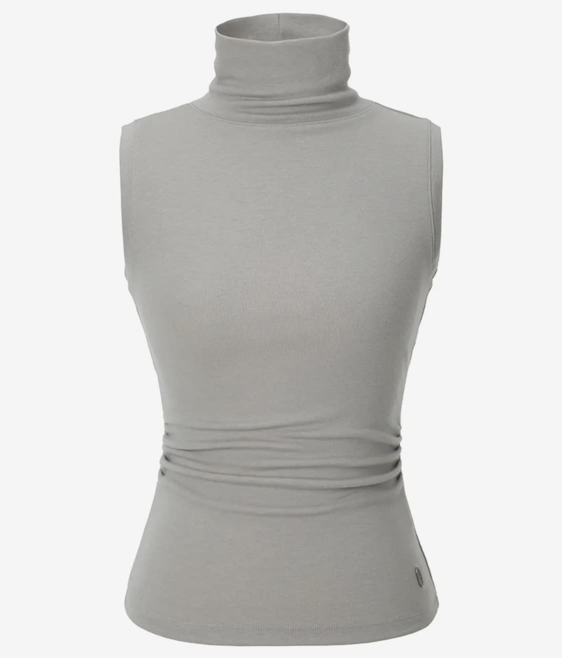 이네기 드레이프 터틀넥 탑  상품이미지1