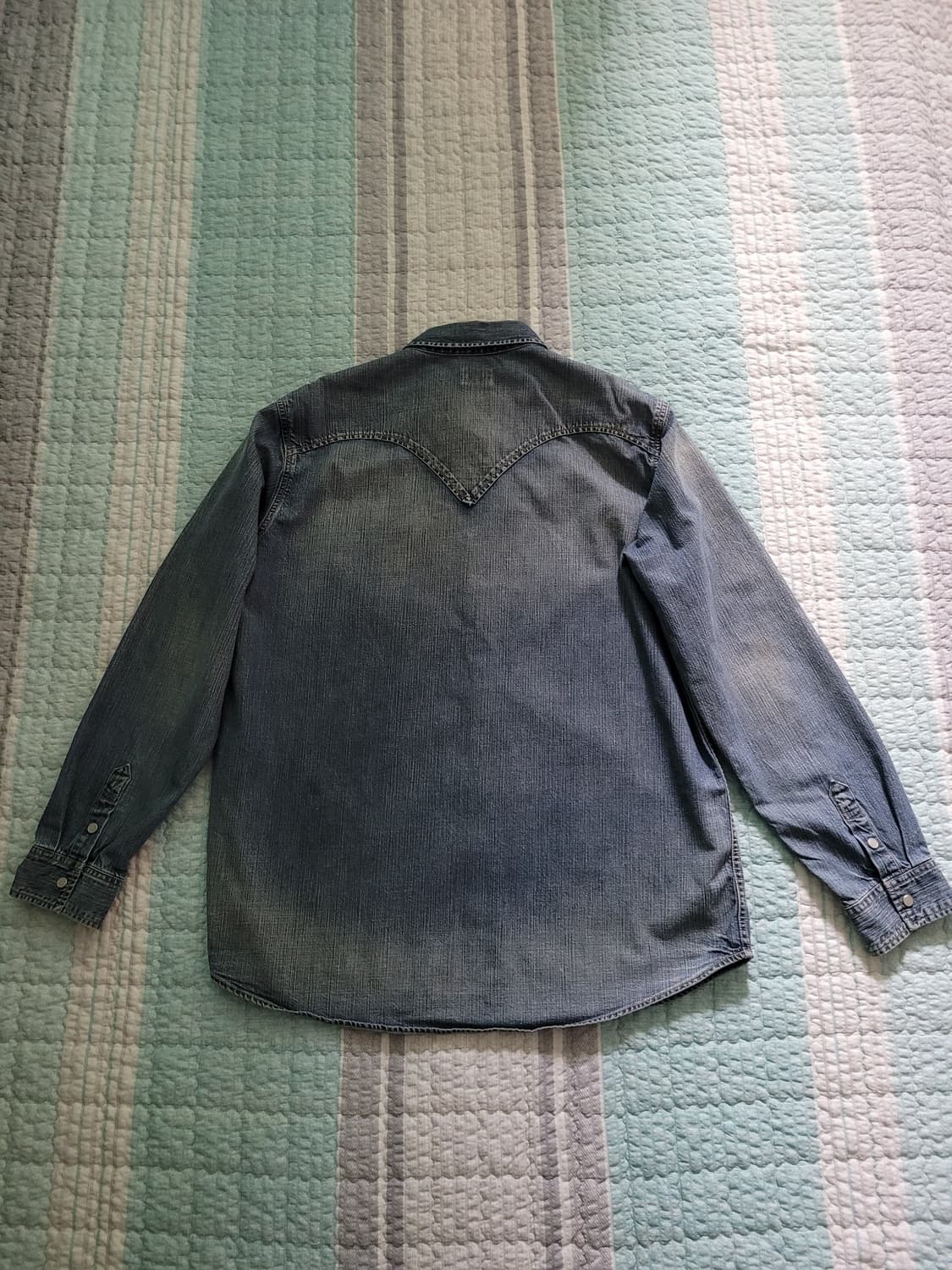 리바이스 Levi's 원포켓 워싱 데님셔츠 XL 105사이즈 상품이미지9