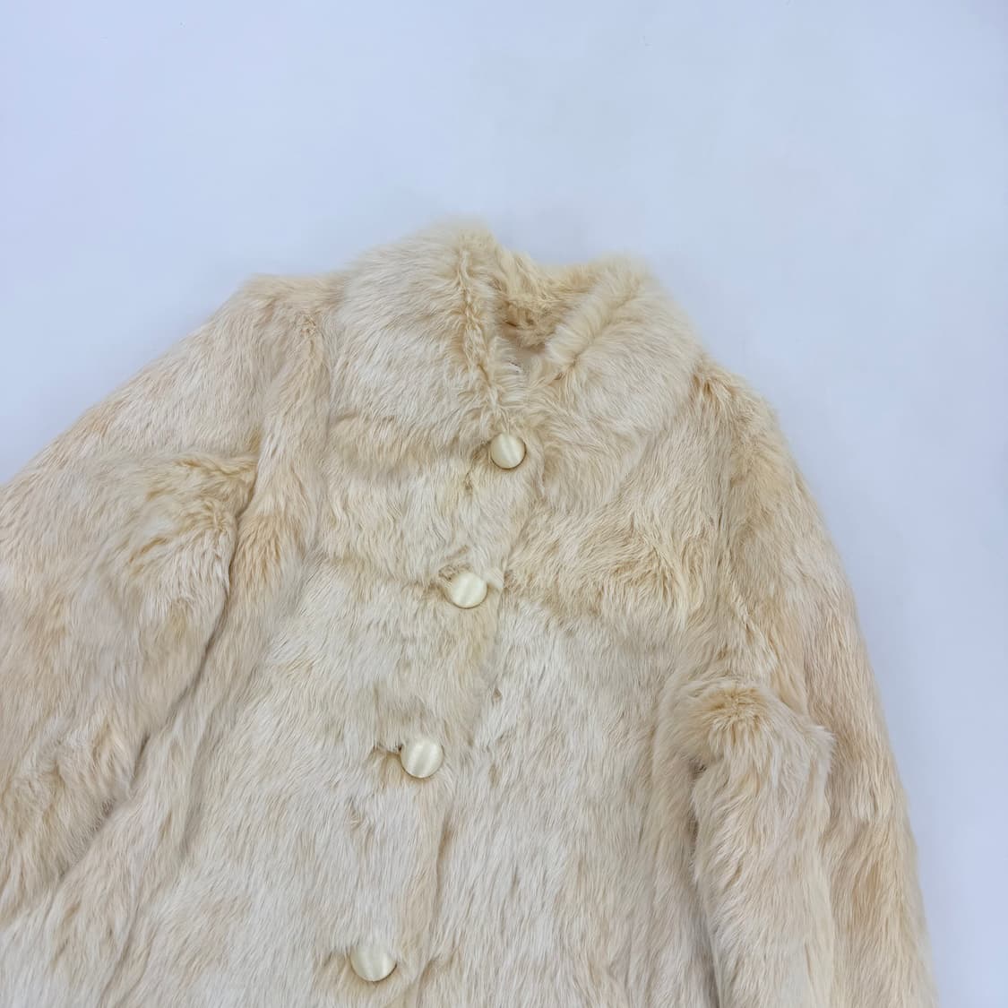 일본빈티지 토끼털 퍼 자켓 상품이미지2