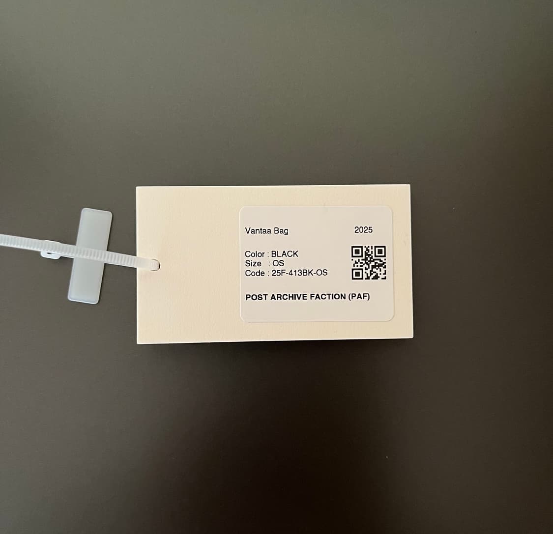 PAF 포스트아카이브팩션 반타 백 블랙 상품이미지5